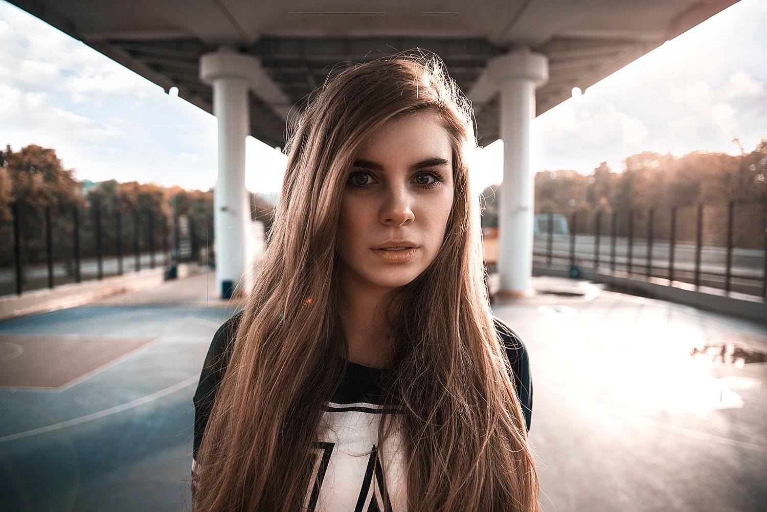 волосы, портрет, девушка, красивая, воробьевы горы, москва, Kirill