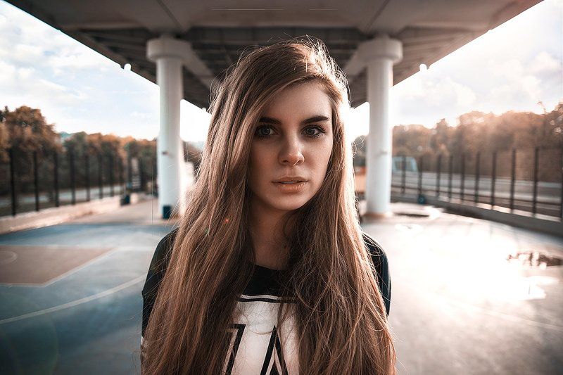 волосы, портрет, девушка, красивая, воробьевы горы, москва Света фото превью