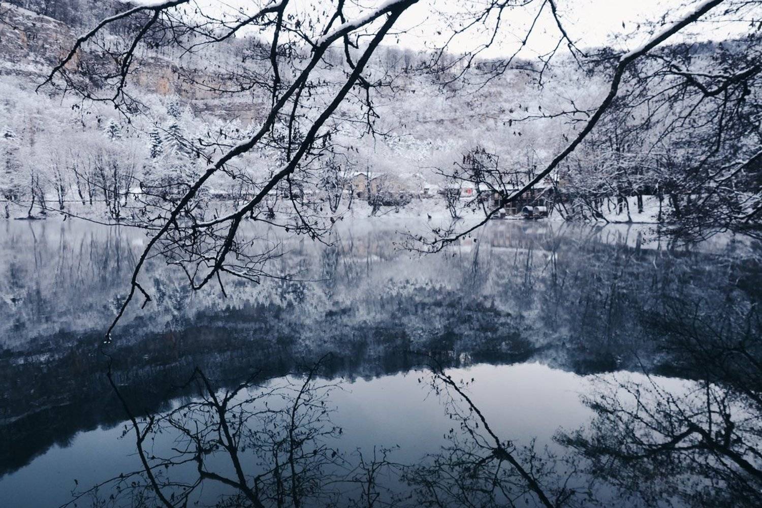 lake, russia, winter,snow, reflaction, Осадчая Алеся