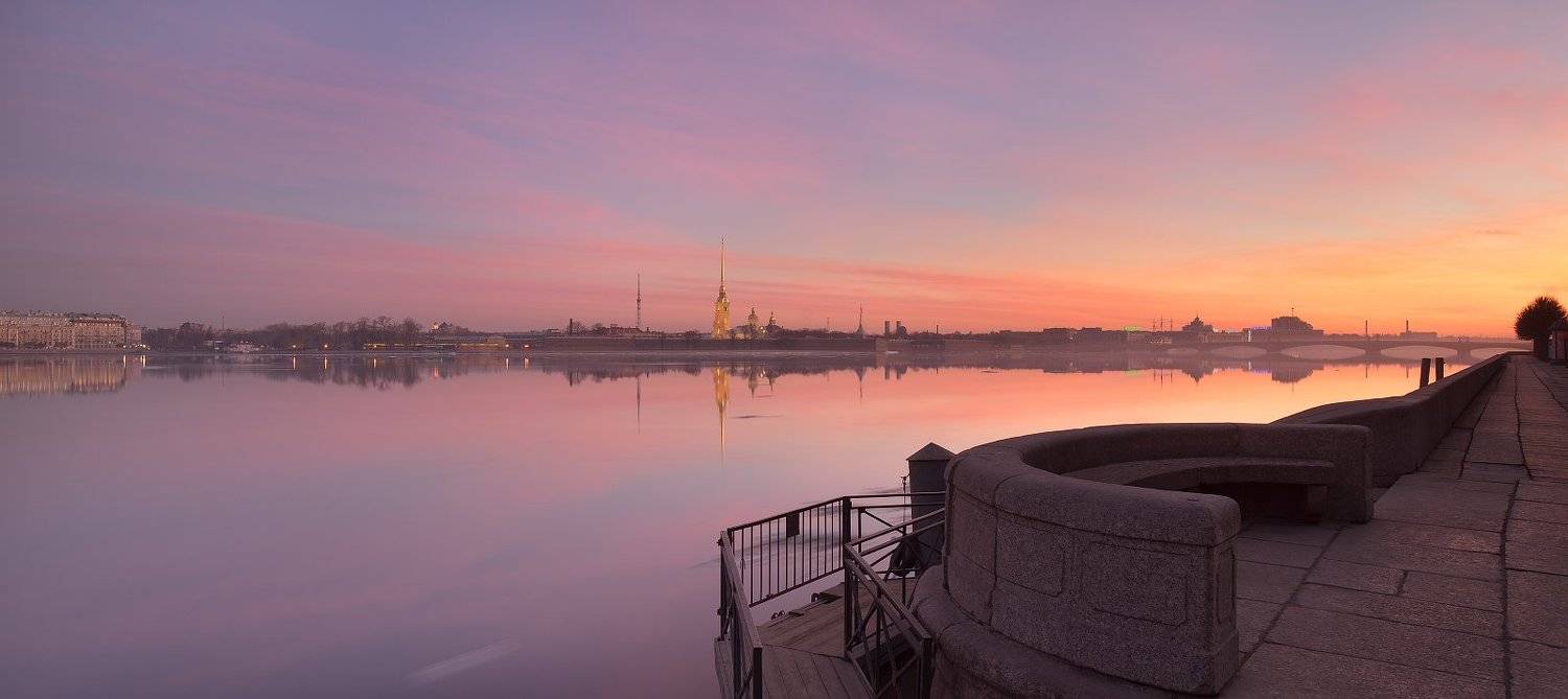Весна, Крепость, Ледоход, Нева, Петпропавловская, Рассвет, Река, Санкт-петербург, Сергей Лукс
