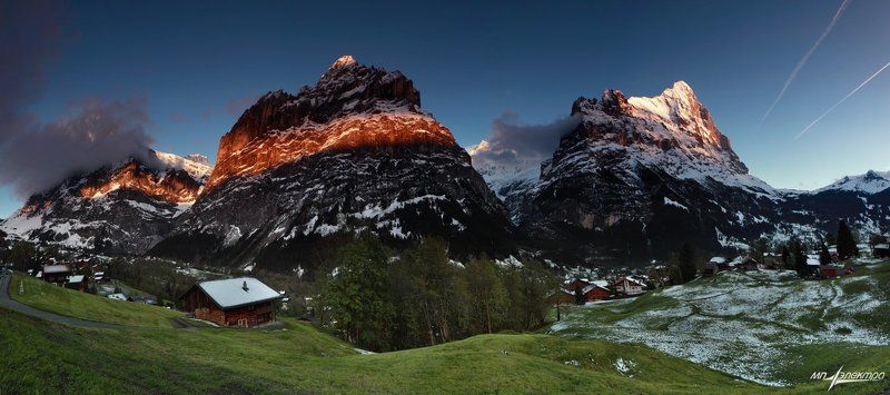Вечер в Альпах фото превью