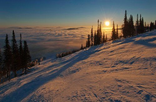 Утренние этюды на горе Зелёной
