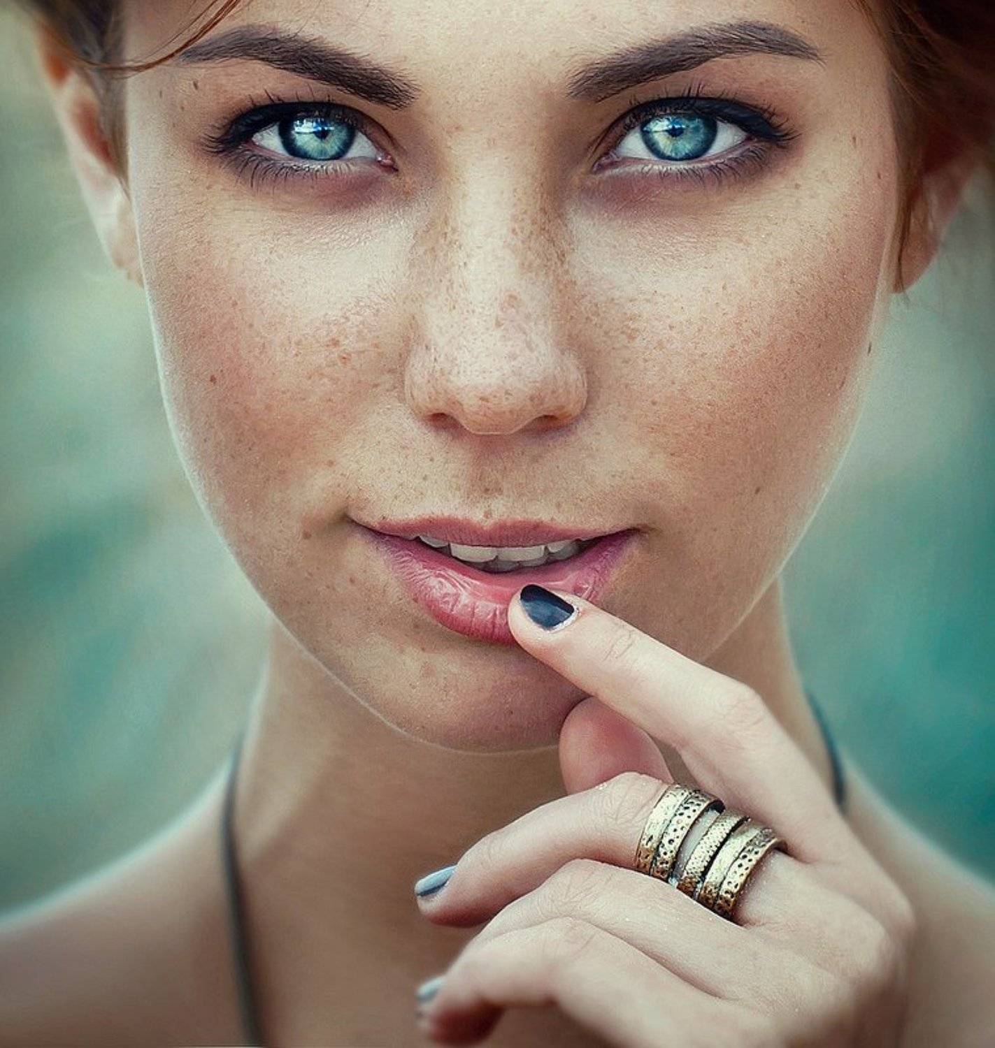 50mm, Blue eyes, Emotion, Freckles, Girl, Lips, Model, Nikon d90, Portrait, Red hair, Kerry Moore