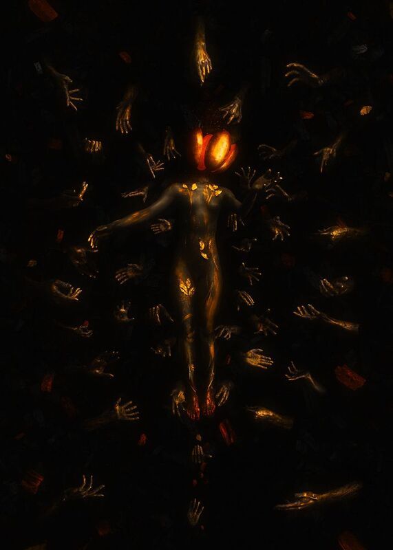 art, portrait, fineart, concept Disappearance фото превью