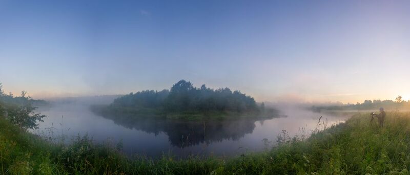 Изгиб реки фото превью