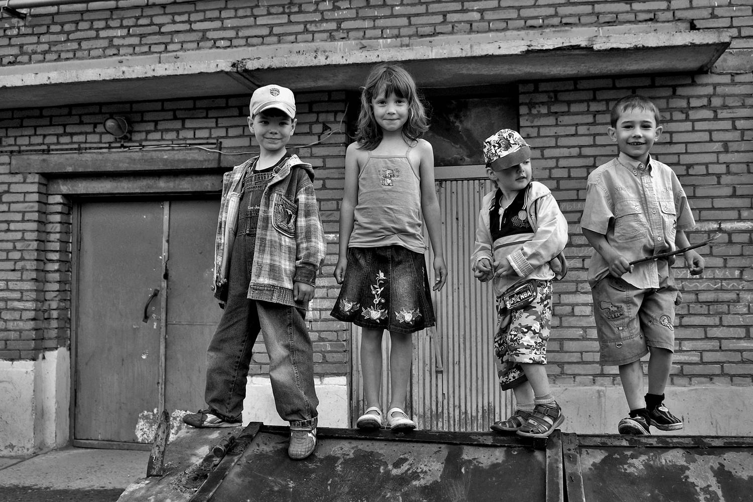 дети, детвора, чб, апатиты, Николай Смоляк