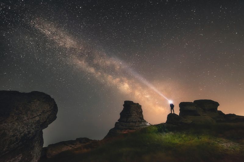 Ночью на горе Аленга фото превью