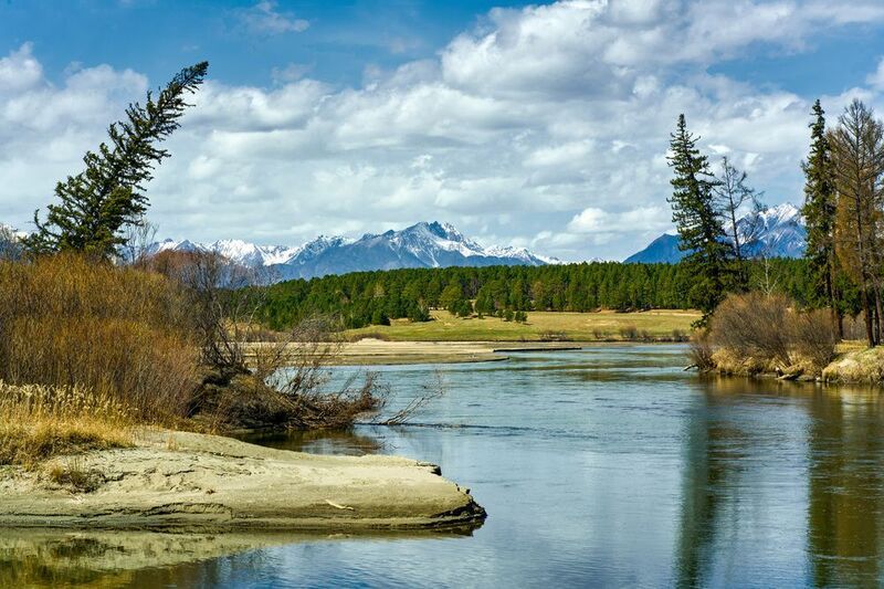 Иркут в Тункинской долине фото превью