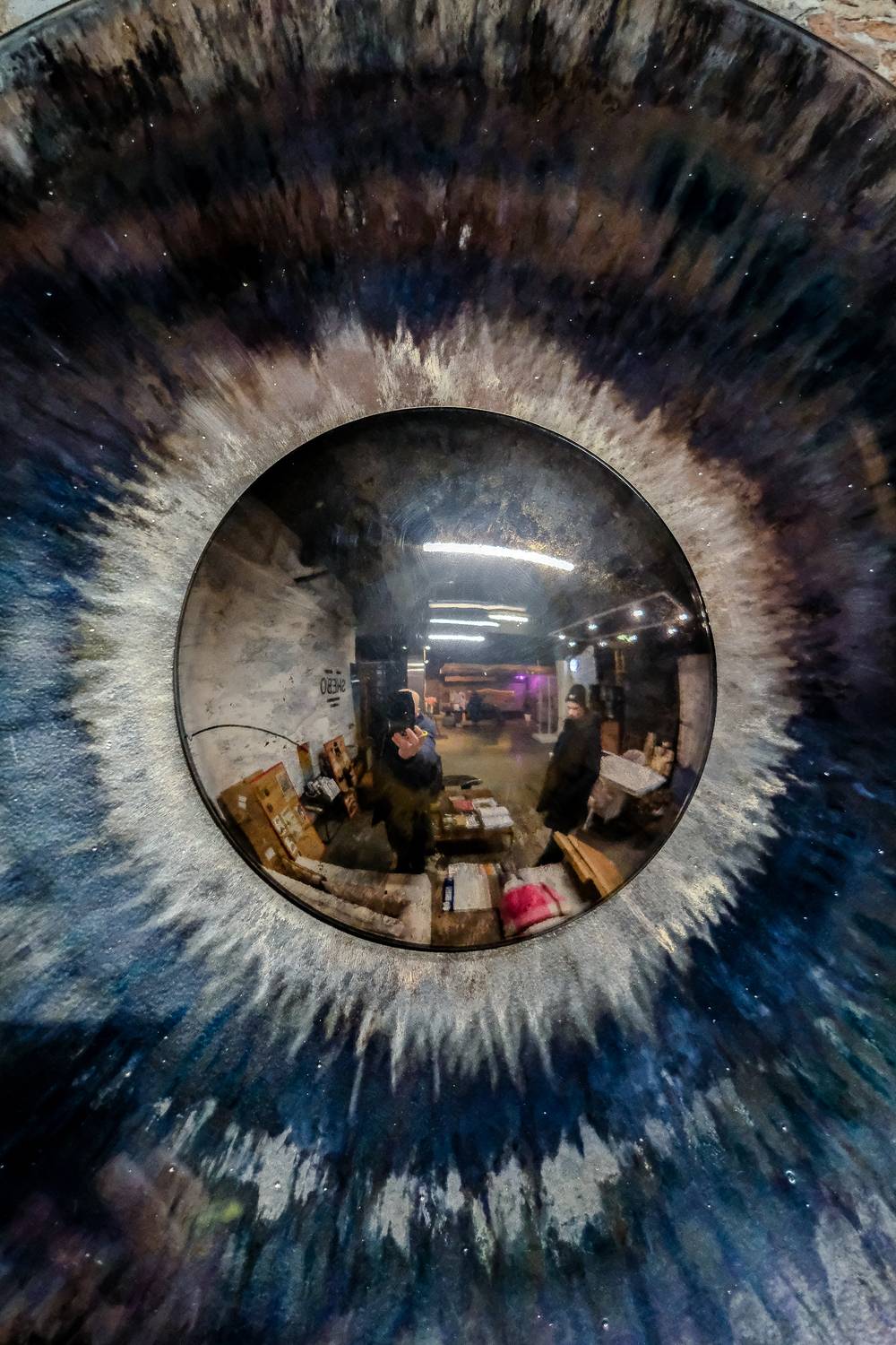 глаз, отражение, сфера, концептуальная, фотография, искусство, инсталляция, раимун, алексей, синий, контраст, перспектива, Раимун Алексей