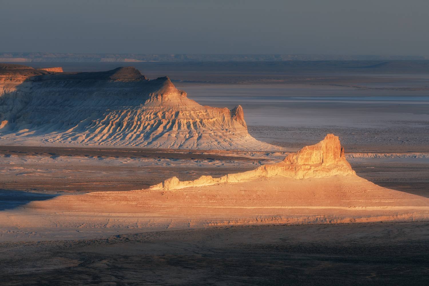 Казахстан Мангистау Мангышлак Босжира плато_Устюрт закат вечер, Шишкин Дмитрий