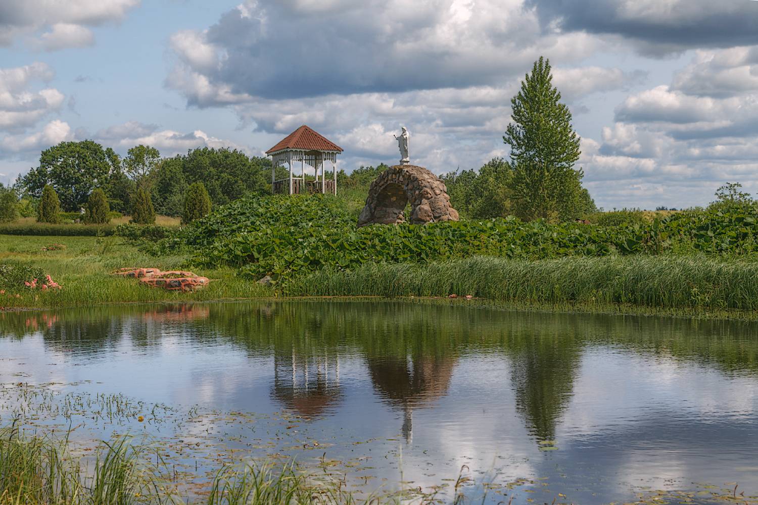 лето, небо, озеро, природа, Liliya Semenova