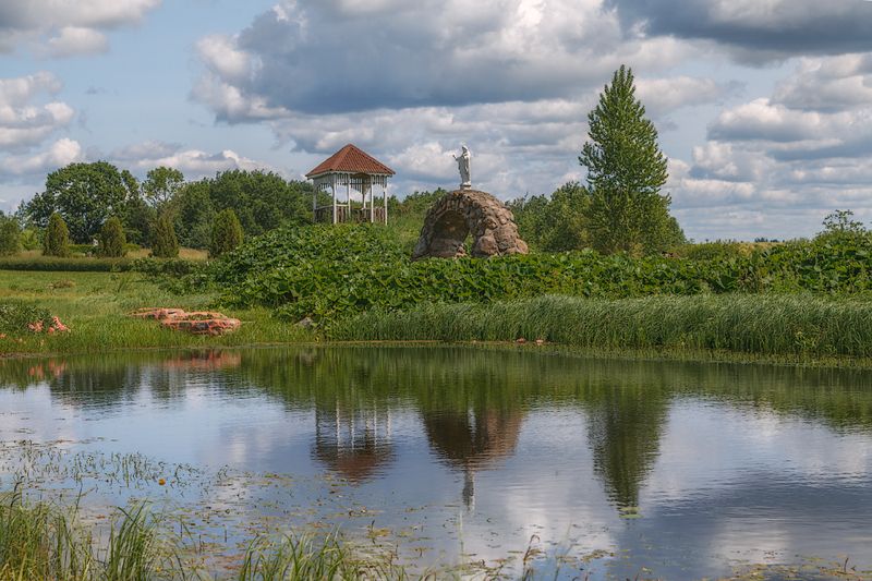 лето, небо, озеро, природа Полоцк... деревня Мосар... фото превью