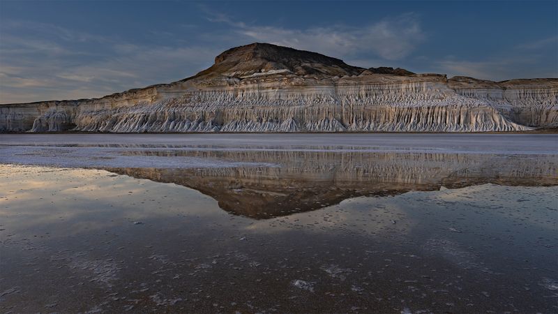 горы, солончак, Казахстан, Тузбаир Солончак фото превью