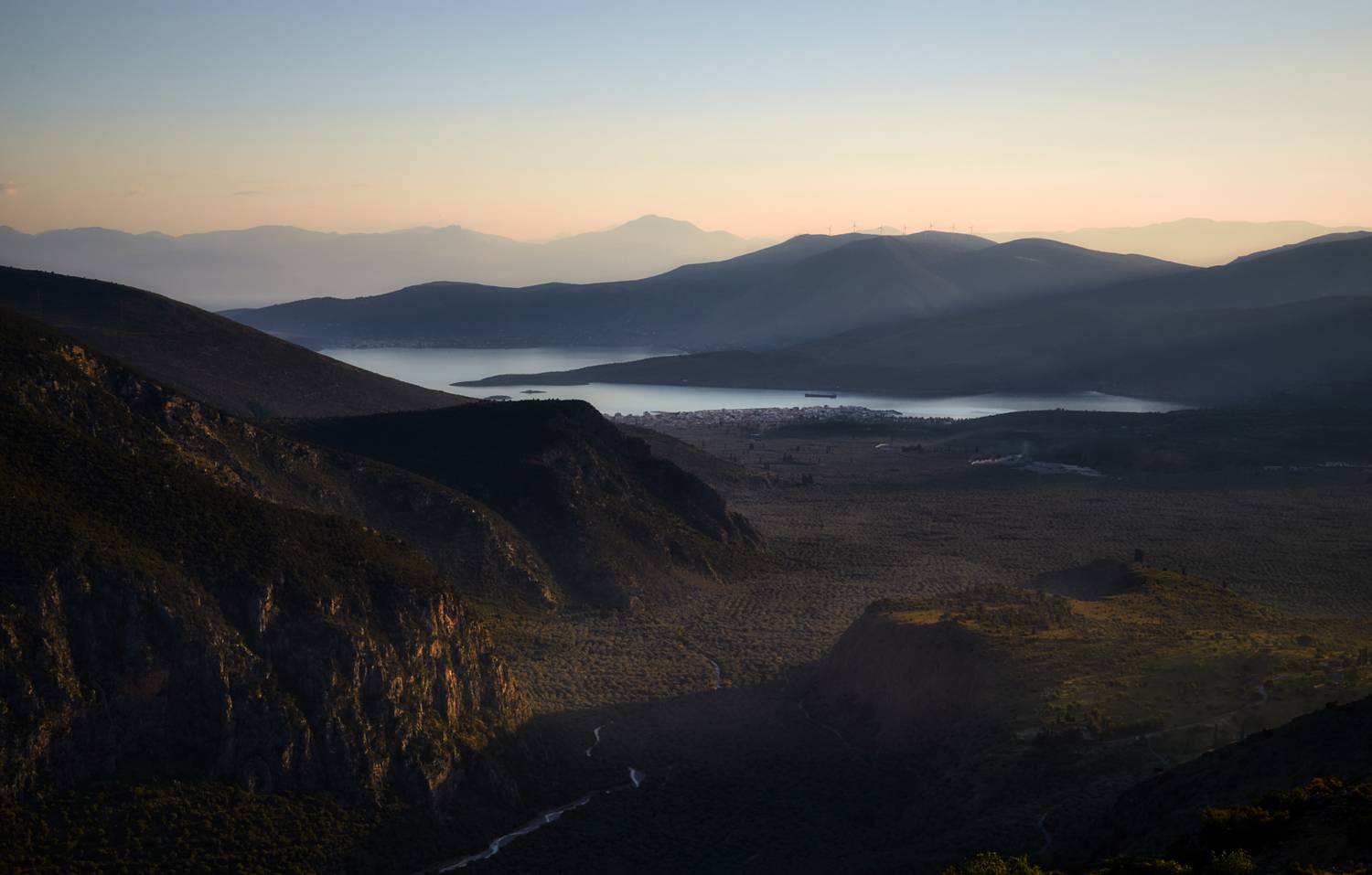 свет, цвет, горы, море, AndGenn