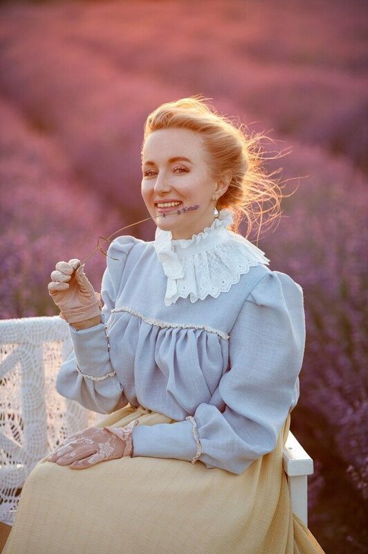 Лаванда, девушка, фотосессия, анапа, ретро Лавандовое наслаждение фото превью