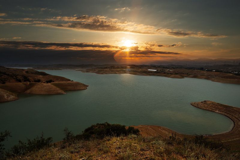 Чиркейское водохранилище.. фото превью