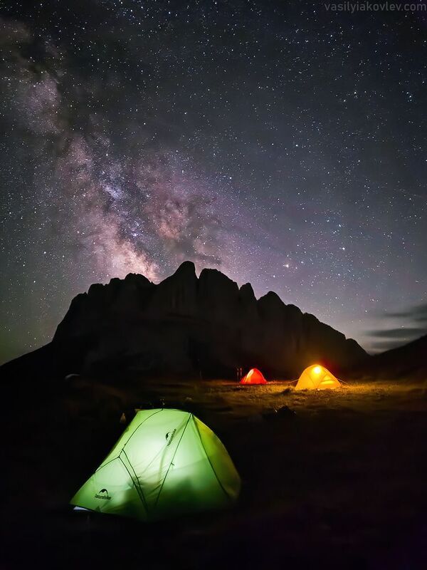 тхач, большой тхач, фототур, яковлевфототур, кавказ, адыгея Ночной светофор фото превью