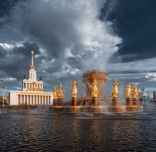 Фонтан Дружбы народов. ВДНХ