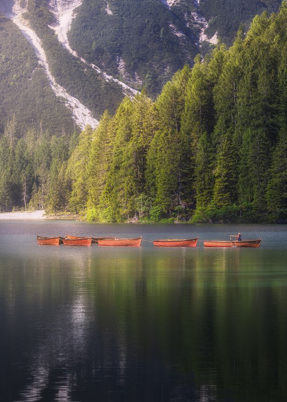 lagodibraies, braies, dolomiti Lago Braies фото превью