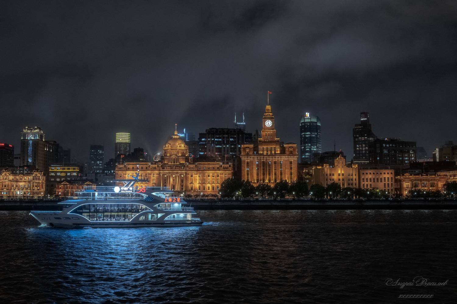архитектура, городской пейзаж, шанхай, китай, набережная бунд., Васильев Андрей