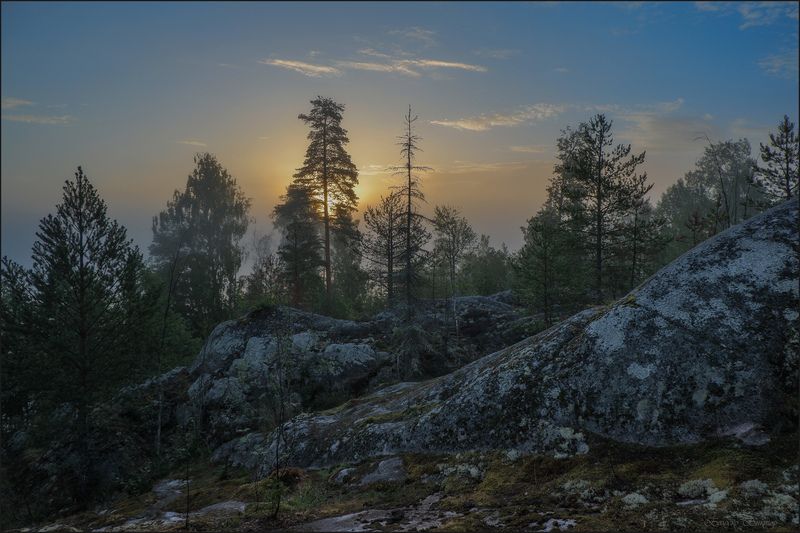 Карельское утро фото превью