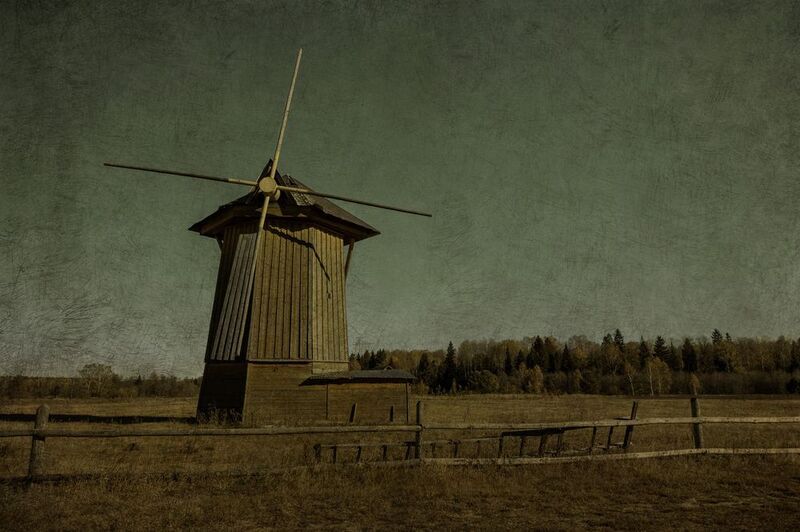 Деревенский пейзаж фото превью