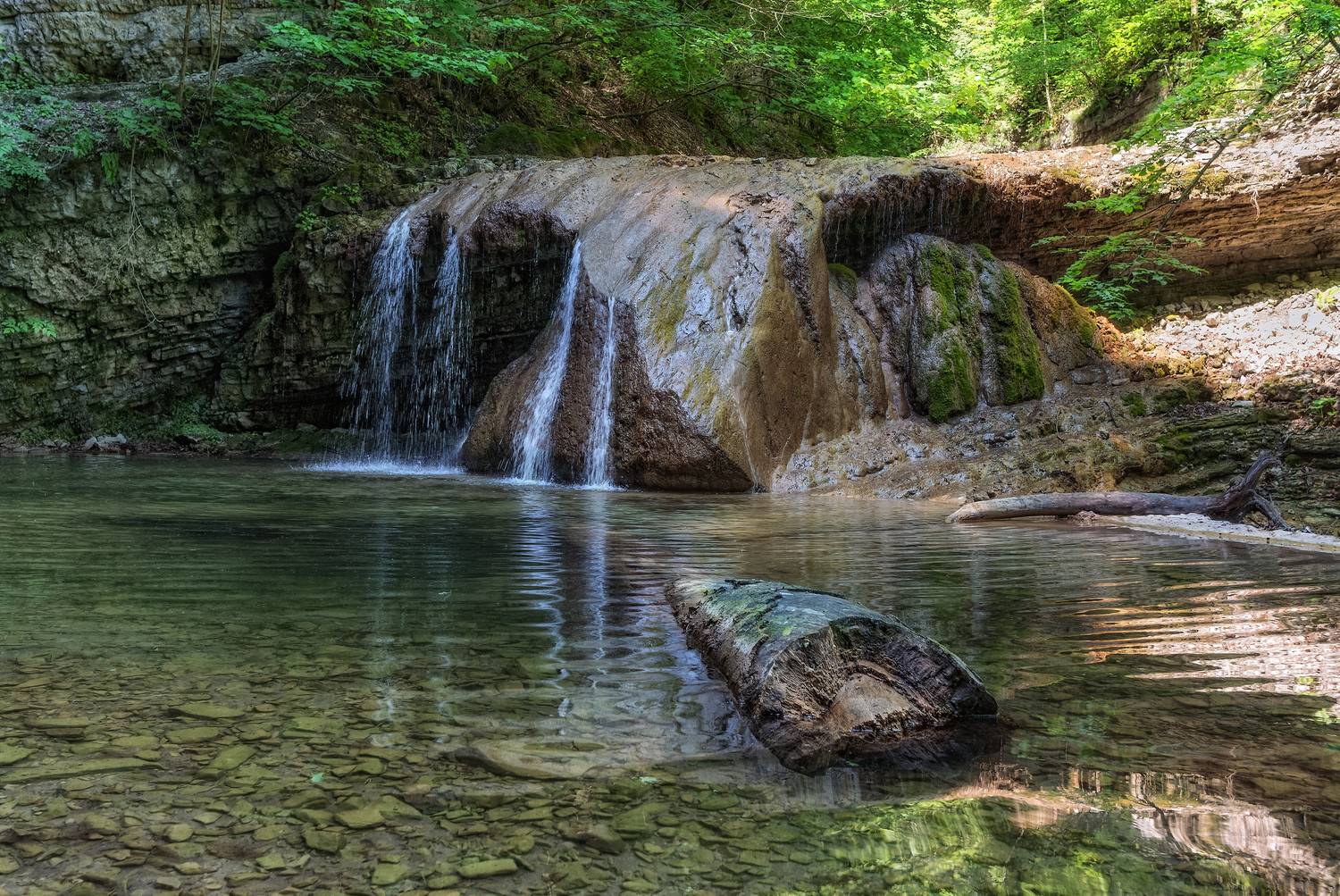 водопад ручей горы лес , Сергей Павлов