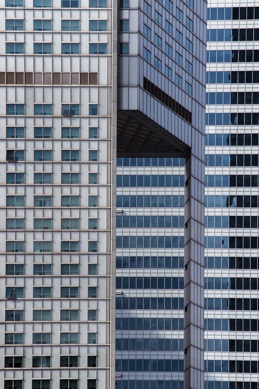 Architecture, City, Modern, Skyscraper, Facade, Office, Building, Warszawa, Poland, Tetris Tetris фото превью