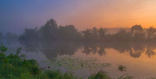 Утренний пейзаж.