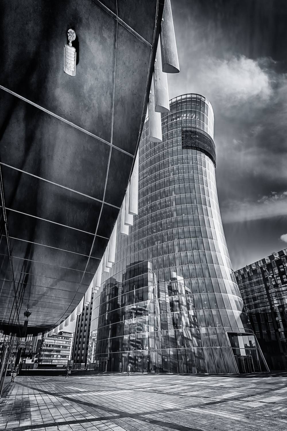 город архитектура чёрно белое, Тамара