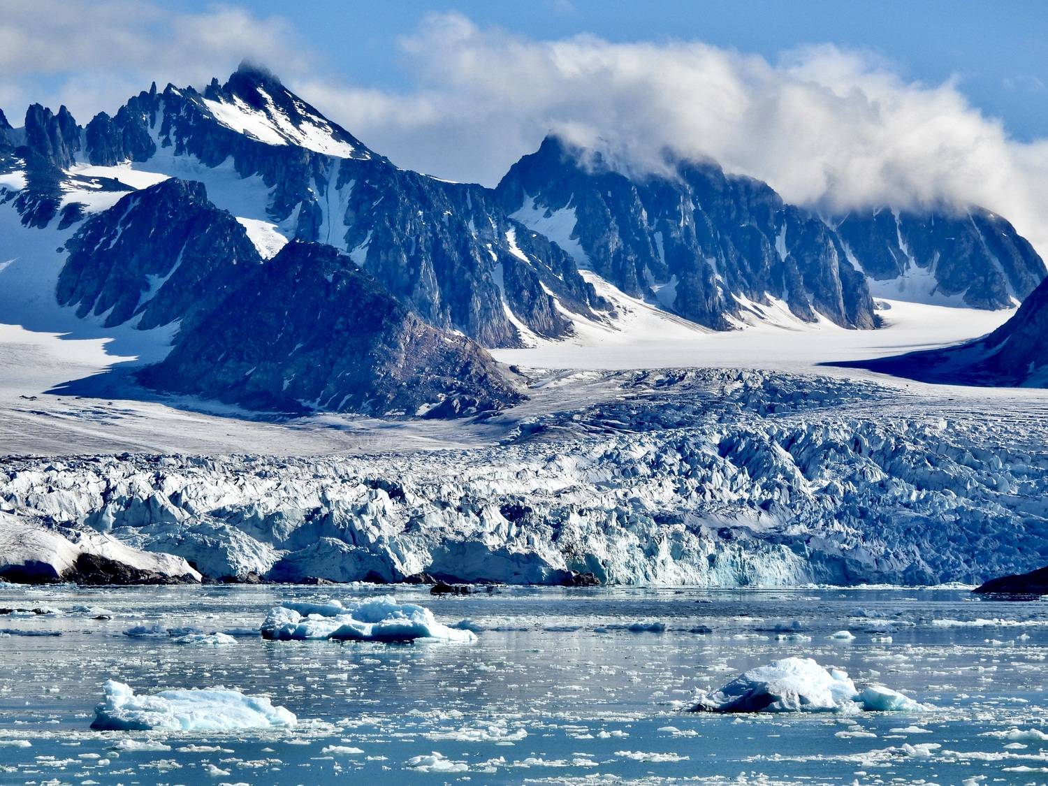 Landscapes, Svalbard, Glacier Monaco, Blue, Ice, Snow, Cold, , Svetlana Povarova Ree