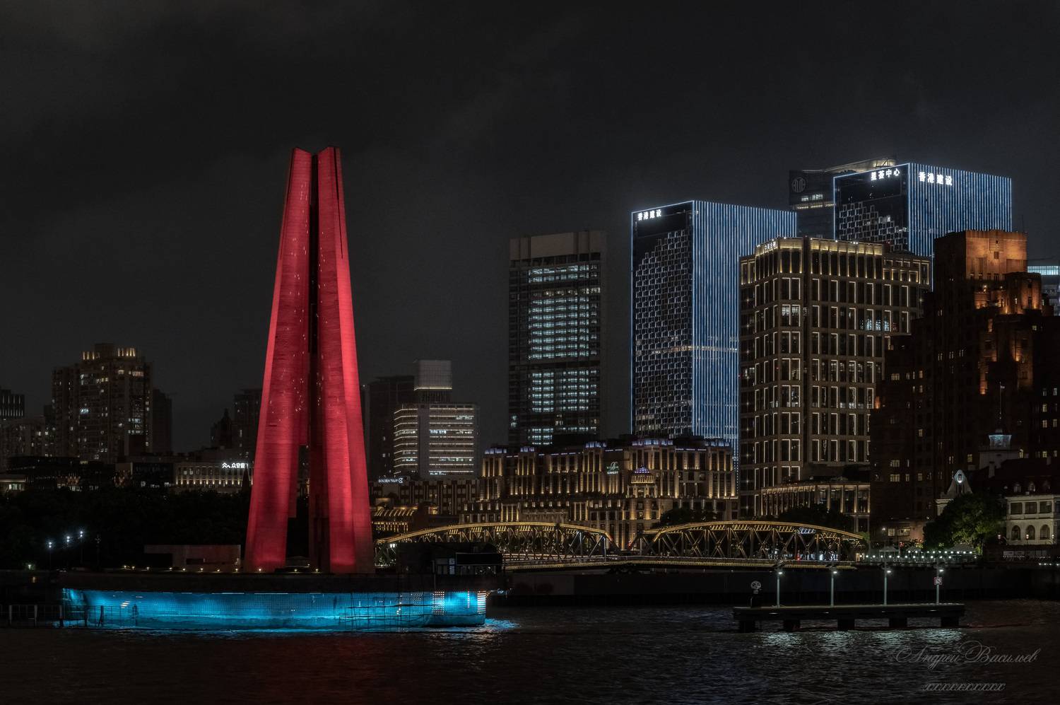 архитектура, городской пейзаж, шанхай, китай, набережная бунд., Васильев Андрей