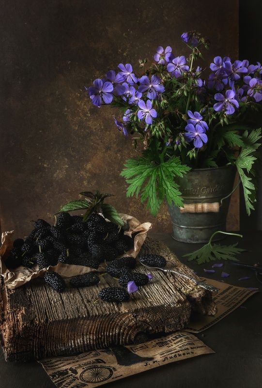 Уходящий июнь. Шелковица.  фото превью