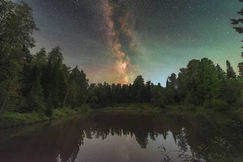 Краски таежной ночи