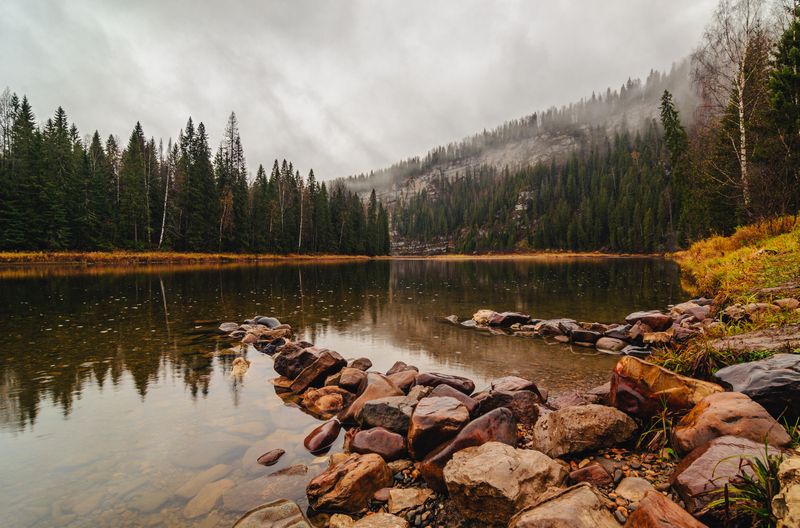 usvinskiye stolby, ural, landscape, rival, усьвинские столбы, пейзаж, река Усьвинские столбы фото превью