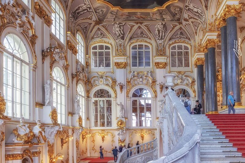 эрмитаж, лестница, главная лестница, парадная лестница Эрмитаж, парадная лестница. фото превью