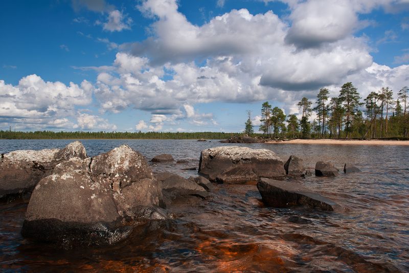 карелия, озеро кереть Летний день фото превью