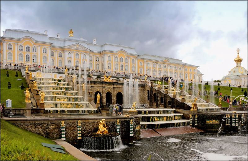 город, архитектура,  дворец, петергоф Большой дворец (Петергоф) фото превью