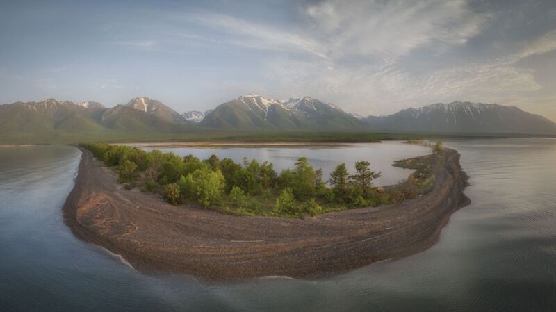 Коса Мужинай, северный Байкал фото превью