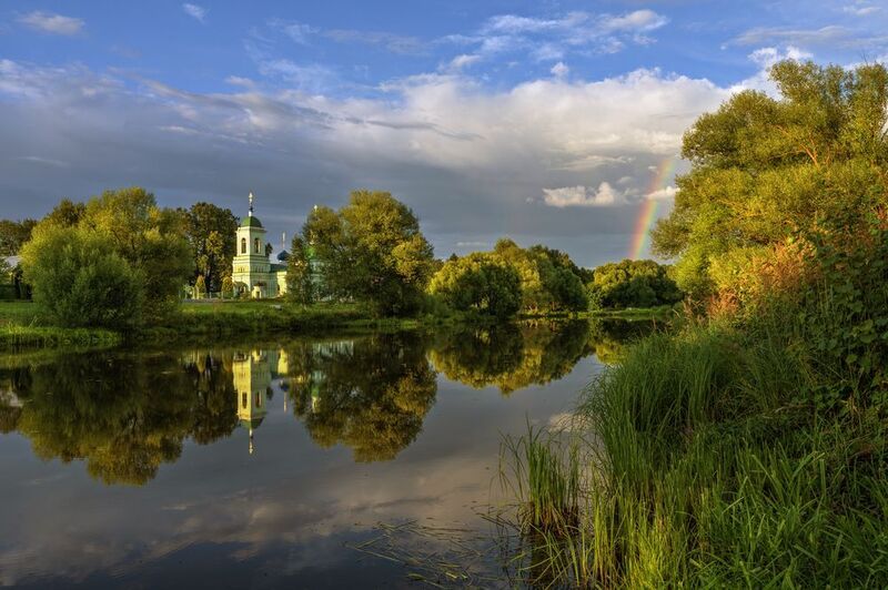 рязанцы, московская область Летний вечер в Рязанцах фото превью