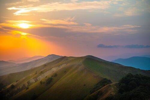 Sunset on Mt Ialno