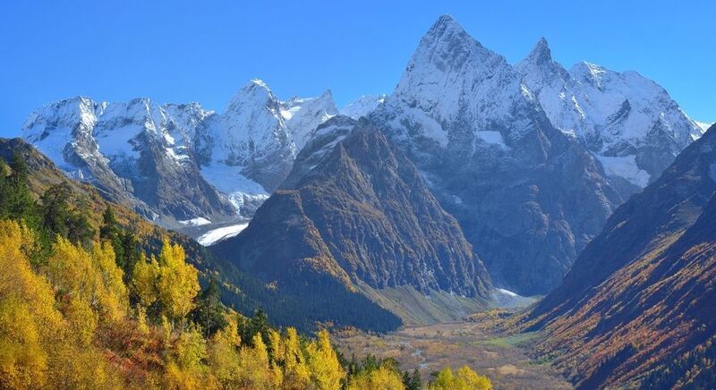 Осень в горах Кавказа,Гоначхир фото превью