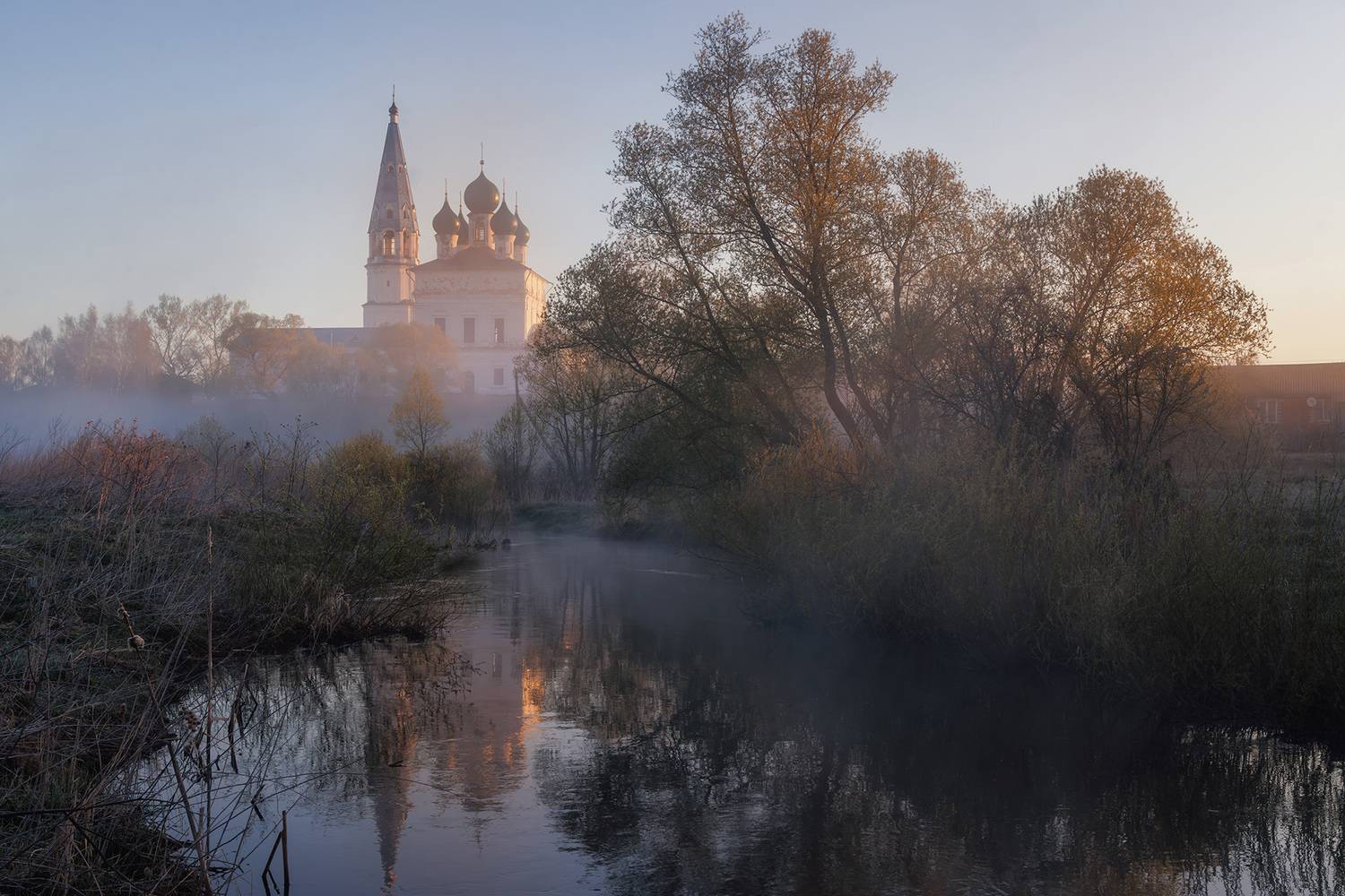 осенево, утро, пейзаж, Морозов Сергей