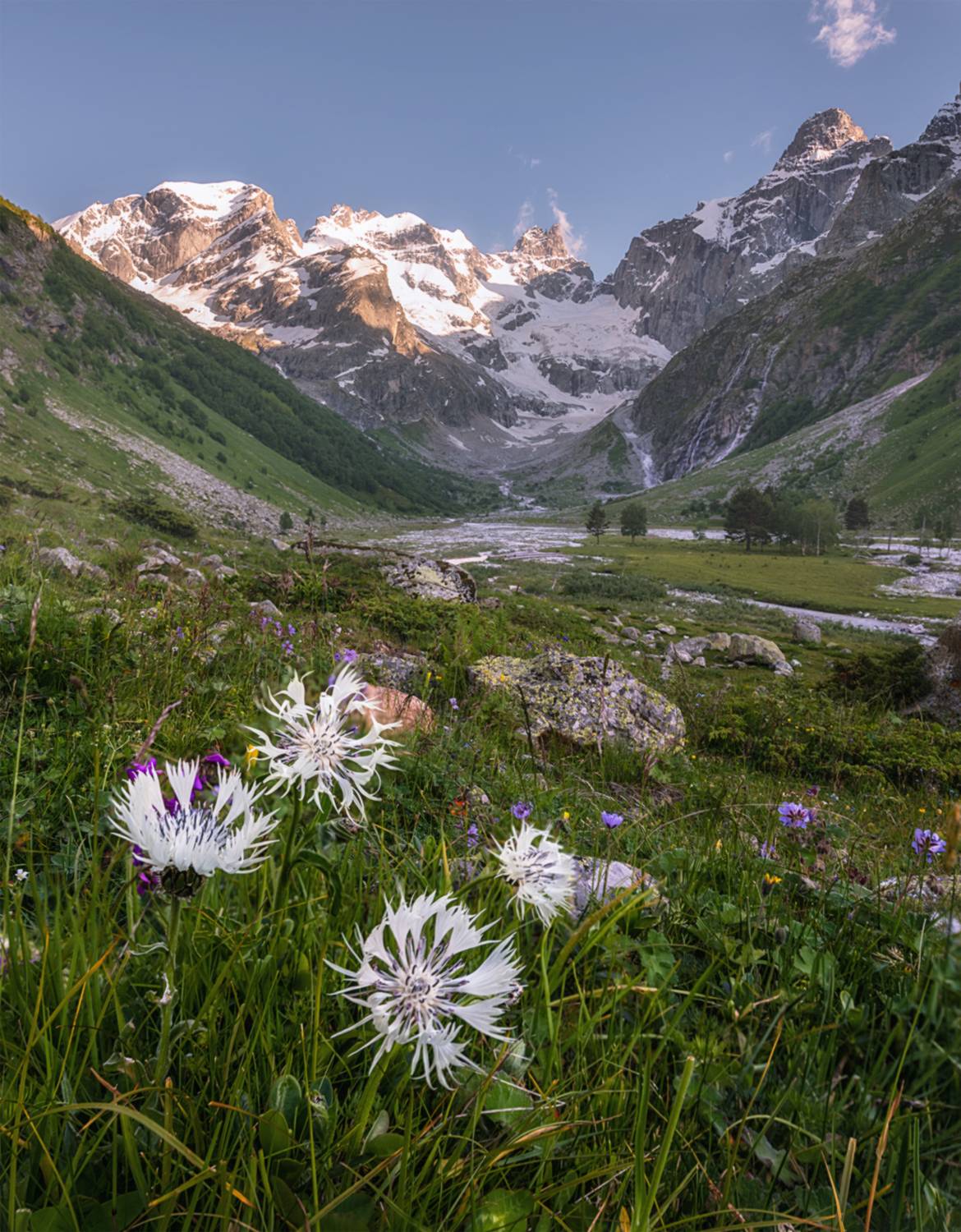 карачаеао черкесия, узункол, долина, кичкеникол, вечер, Мысливцев Николай