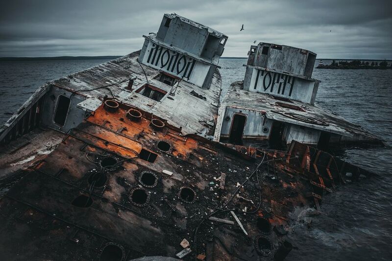 судно, вода, корабль, корабли, озеро, суда крушение фото превью