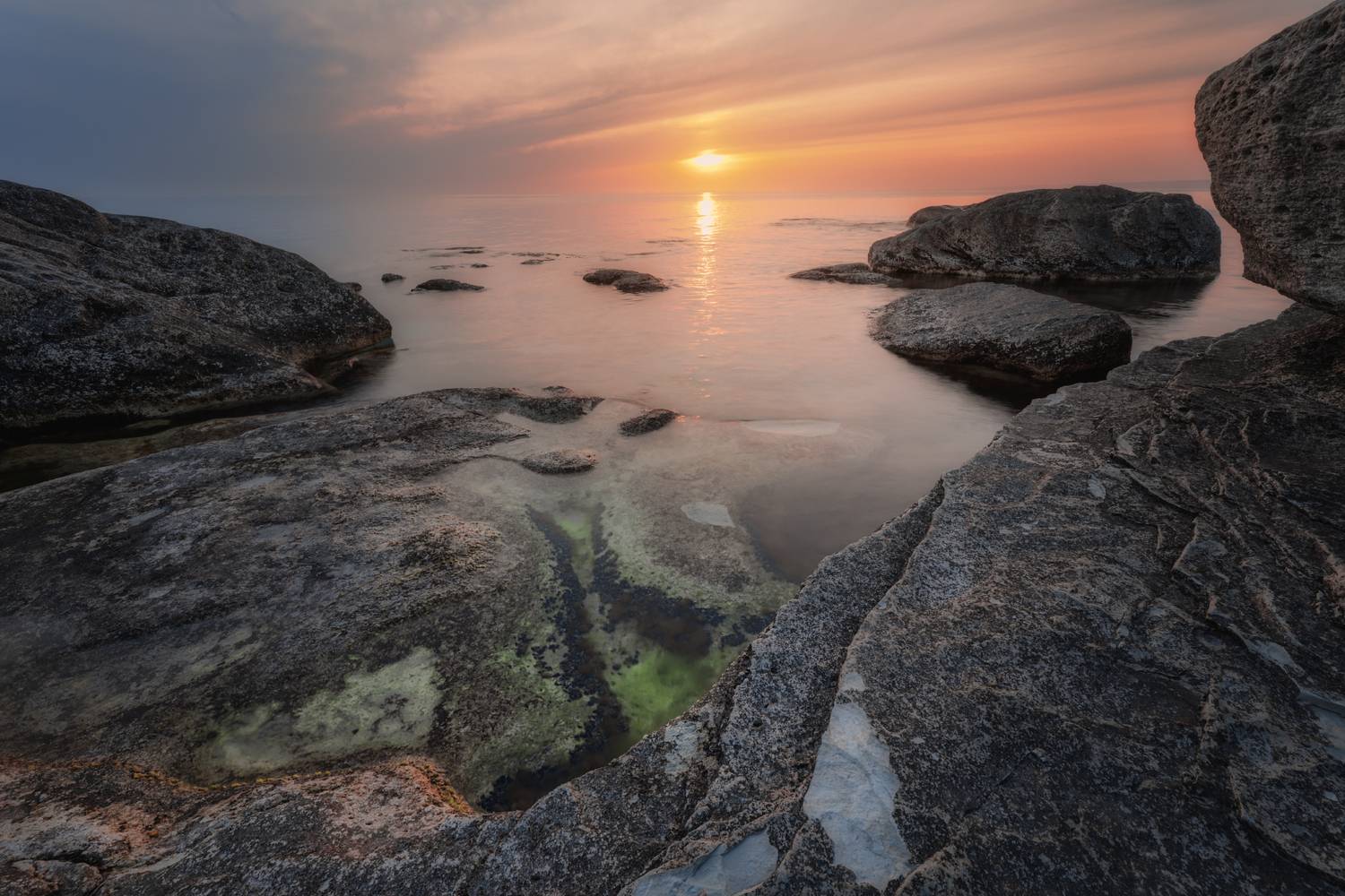 Казахстан Мангистау Мангышлак Каспийское_море каспий голубая_бухта закат вечер, Шишкин Дмитрий
