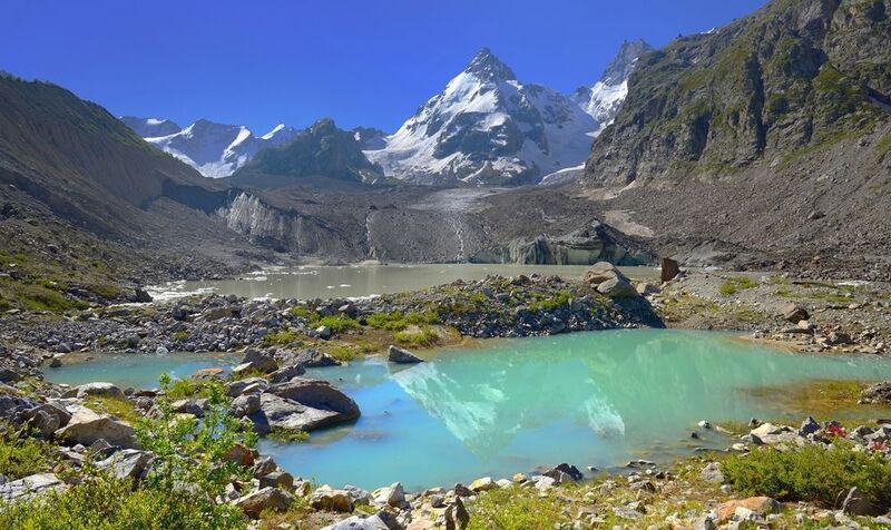 Нижнее озеро в Адылсу, до катастрофы фото превью