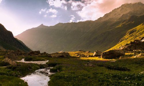 Про убегающий ручей и уходящий день...