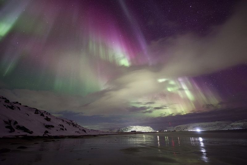 Aurora Borealis, Кольский полуостров, Северное сияние Aurora Borealis фото превью