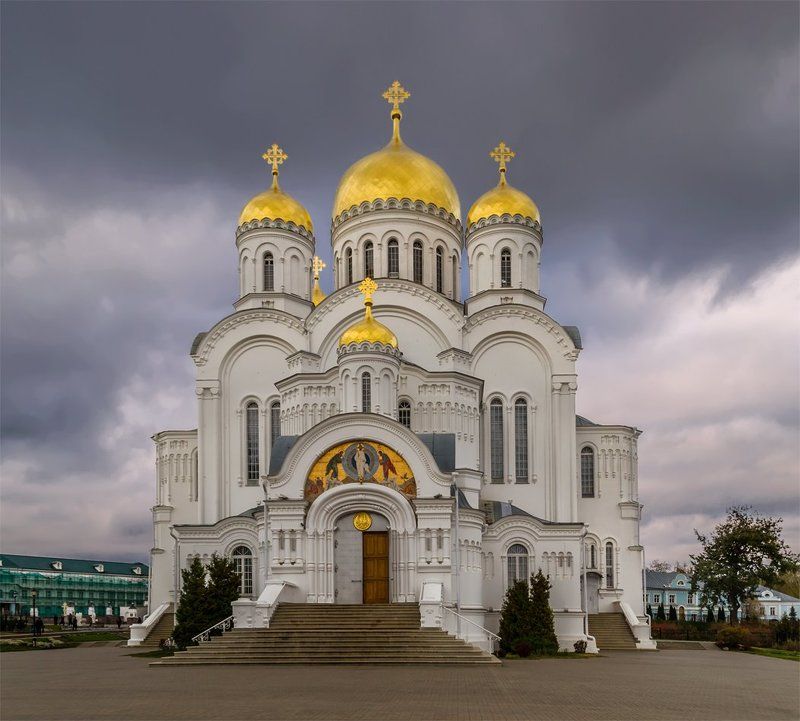 монастырь, осень, пейзаж, собор, храм ДИВЕЕВО фото превью
